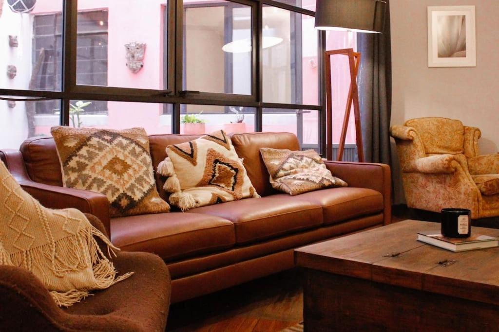 New Mex Inspired Bo-Ho Chic Apartment With Private Patio And Roof Terrace مدينة مكسيكو المظهر الخارجي الصورة