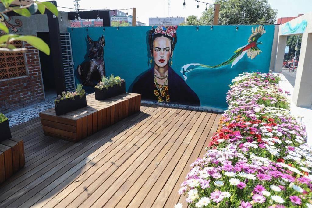 New Mex Inspired Bo-Ho Chic Apartment With Private Patio And Roof Terrace مدينة مكسيكو المظهر الخارجي الصورة